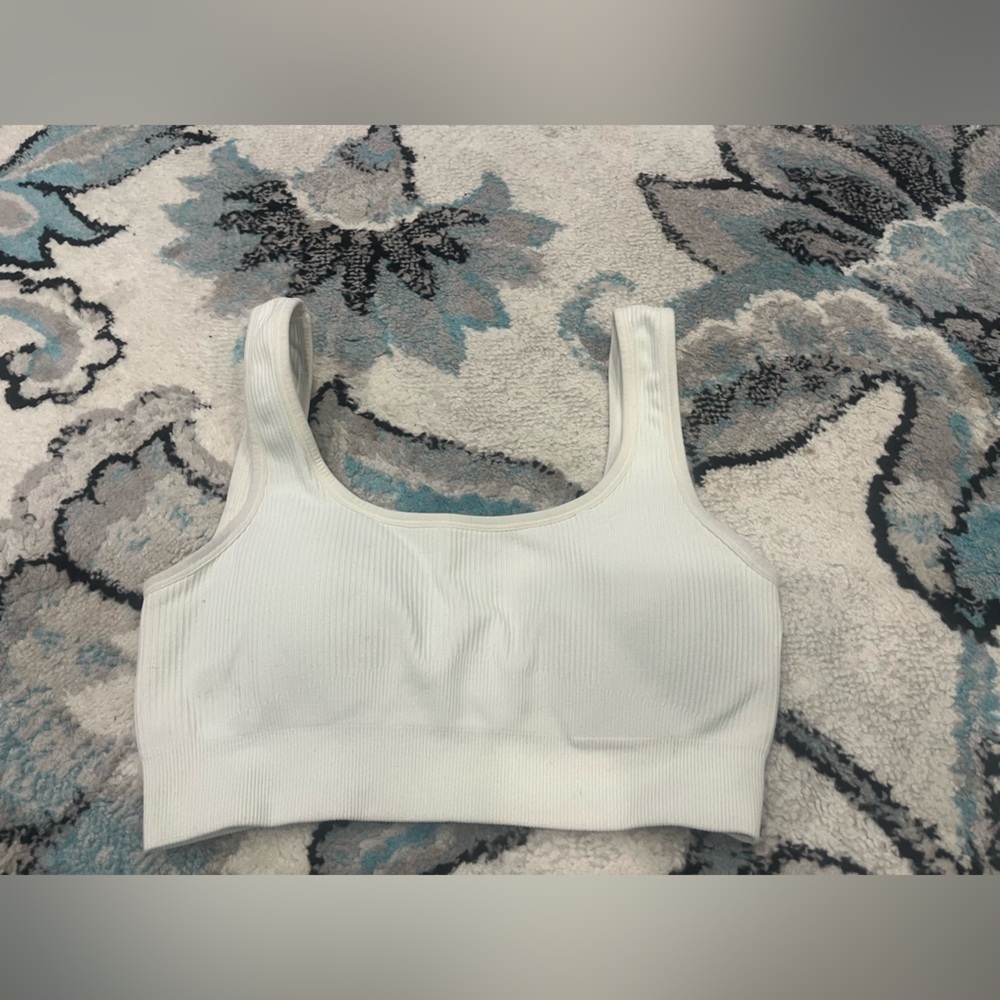 Yoga ribbed top size large